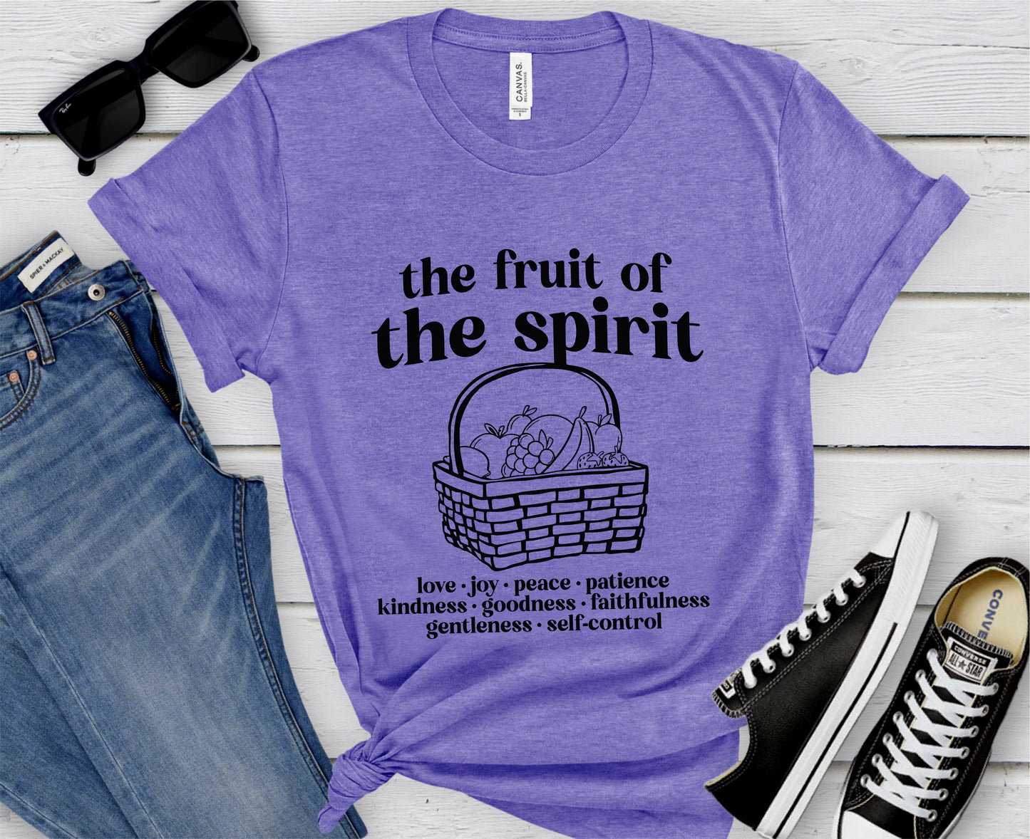 Fruit of the Spirit - Unisex T-shirt - Heather Lapis