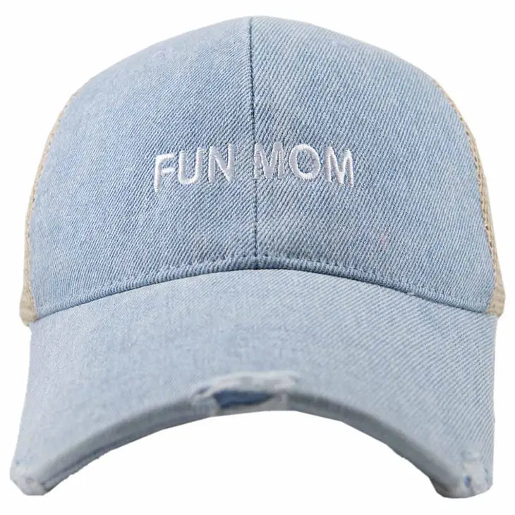 Fun Mom Hat - Denim