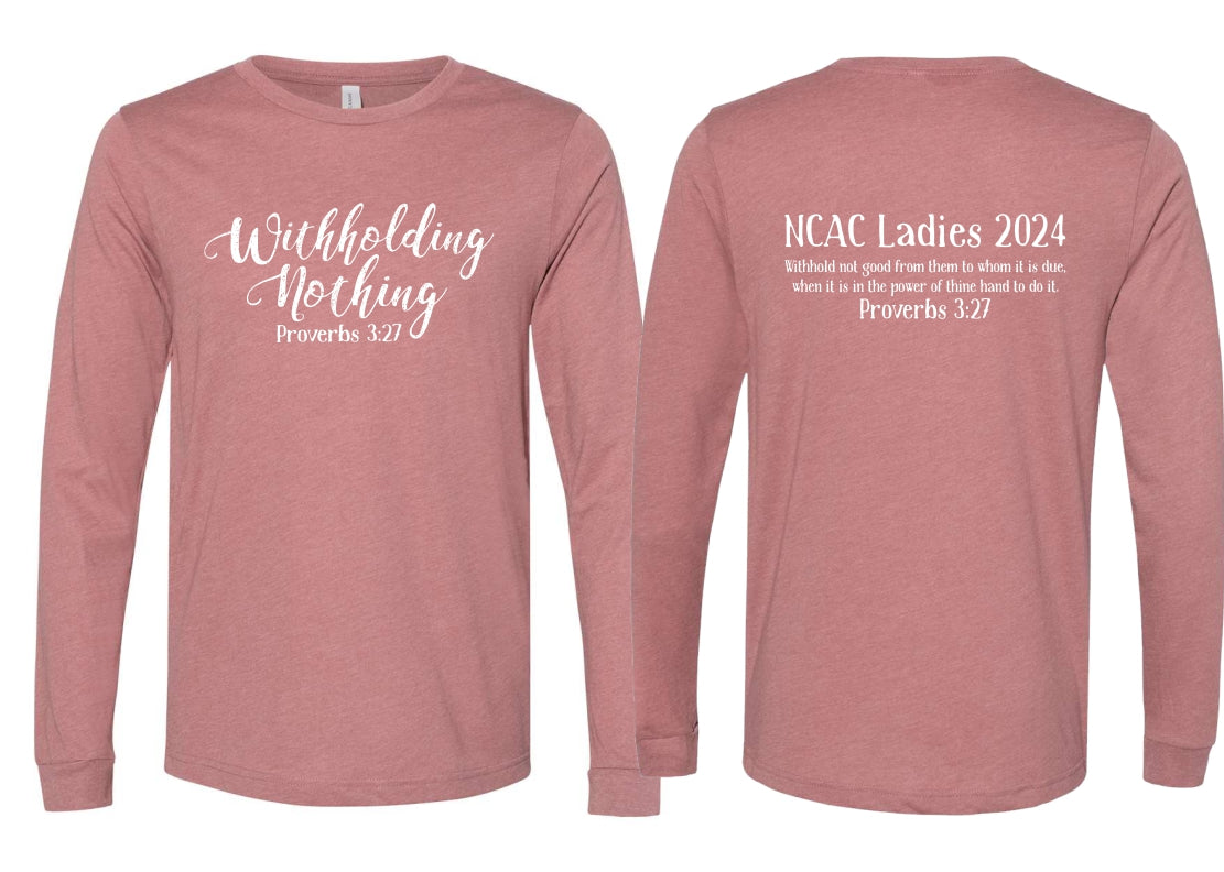 NCAC Ladies 2024 Soft Long sleeve Tee